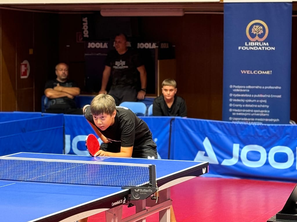 Zdravie pohybom - Librum foundation podporilo stolnotenisový turnaj detí a mládeže